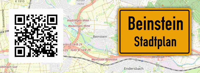 Stadtplan Beinstein