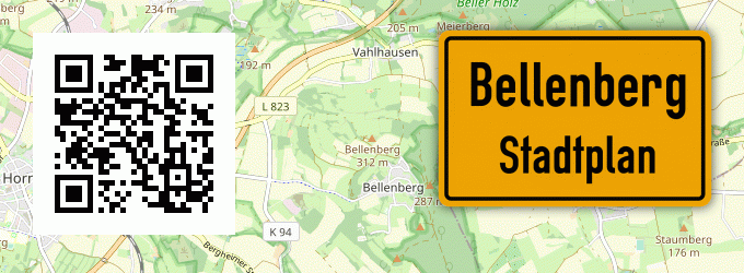 Stadtplan Bellenberg, Lippe