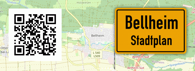 Stadtplan Bellheim