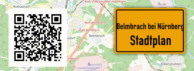 Stadtplan Belmbrach bei Nürnberg