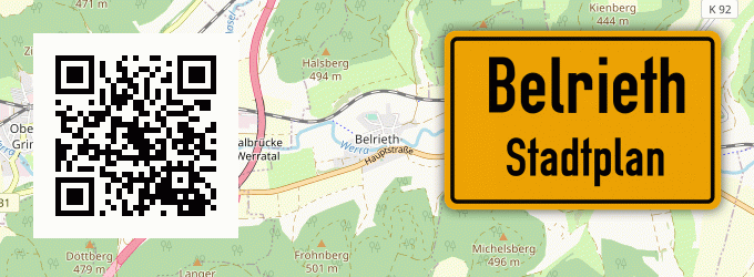 Stadtplan Belrieth