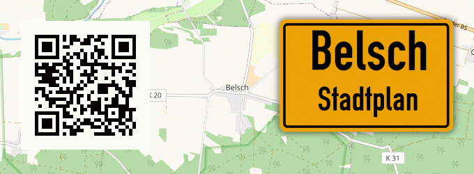 Stadtplan Belsch
