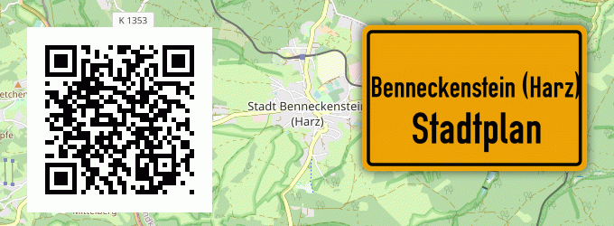 Stadtplan Benneckenstein (Harz)