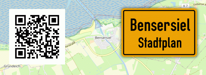 Stadtplan Bensersiel