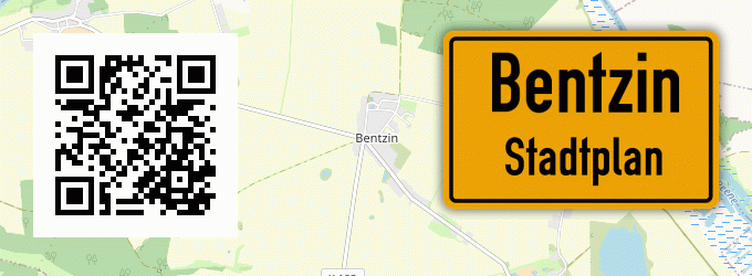 Stadtplan Bentzin