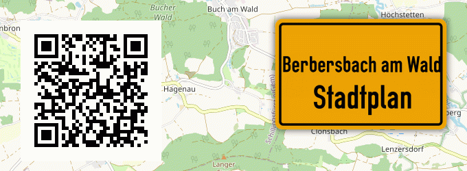 Stadtplan Berbersbach am Wald