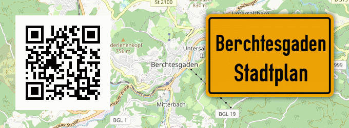 Stadtplan Berchtesgaden