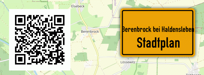 Stadtplan Berenbrock bei Haldensleben