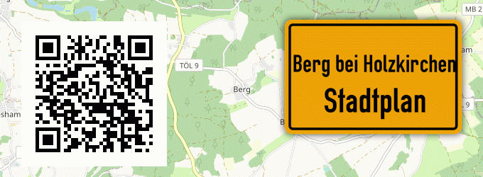 Stadtplan Berg bei Holzkirchen, Oberbayern