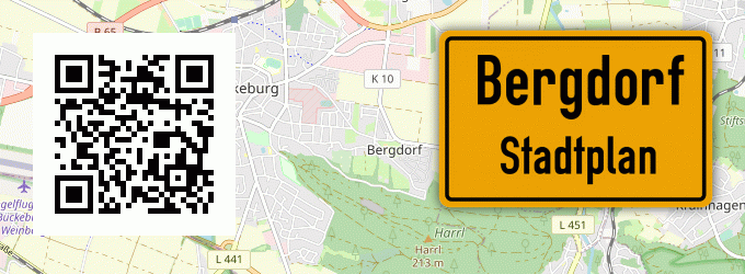 Stadtplan Bergdorf