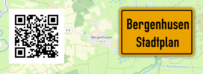 Stadtplan Bergenhusen