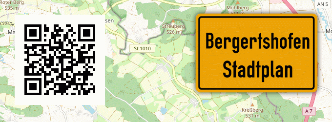 Stadtplan Bergertshofen