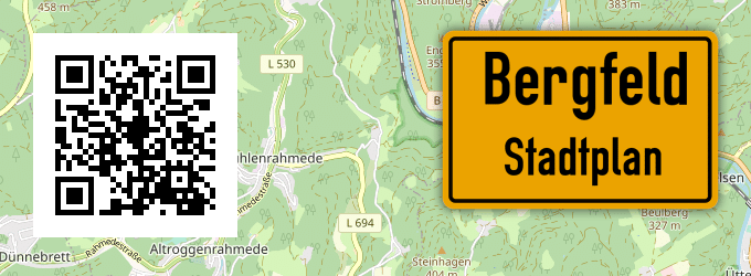 Stadtplan Bergfeld, Niedersachsen
