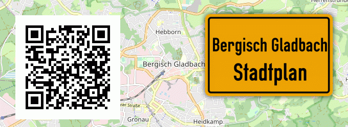 Stadtplan Bergisch Gladbach
