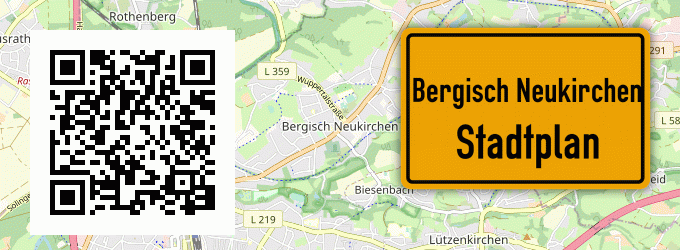 Stadtplan Bergisch Neukirchen