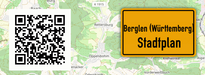 Stadtplan Berglen (Württemberg)
