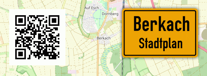 Stadtplan Berkach, Hessen
