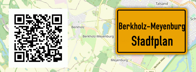 Stadtplan Berkholz-Meyenburg