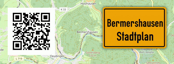 Stadtplan Bermershausen