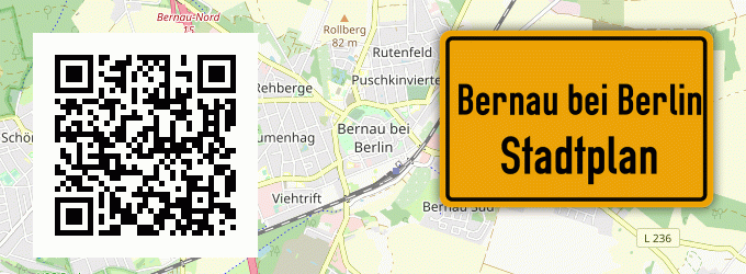 Stadtplan Bernau bei Berlin