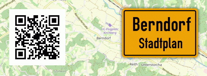 Stadtplan Berndorf, Stadt
