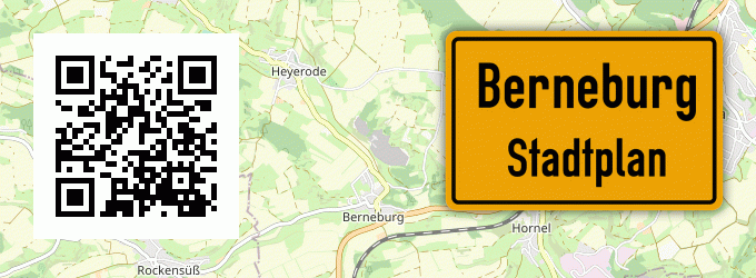 Stadtplan Berneburg