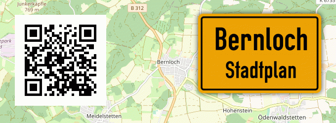 Stadtplan Bernloch