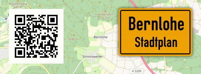 Stadtplan Bernlohe