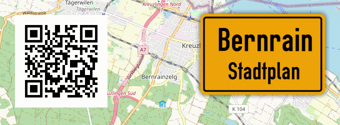 Stadtplan Bernrain
