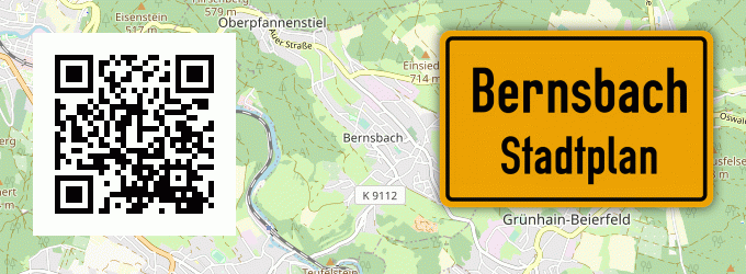 Stadtplan Bernsbach