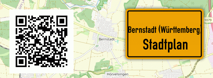 Stadtplan Bernstadt (Württemberg)