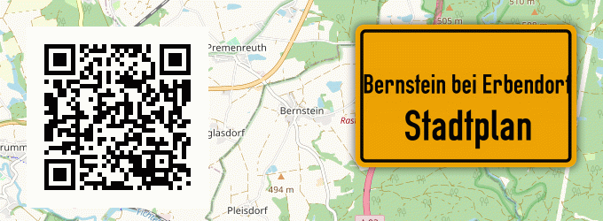 Stadtplan Bernstein bei Erbendorf