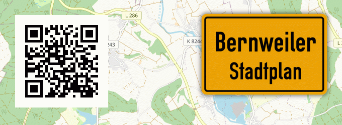 Stadtplan Bernweiler