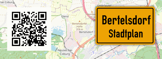 Stadtplan Bertelsdorf, Oberfranken