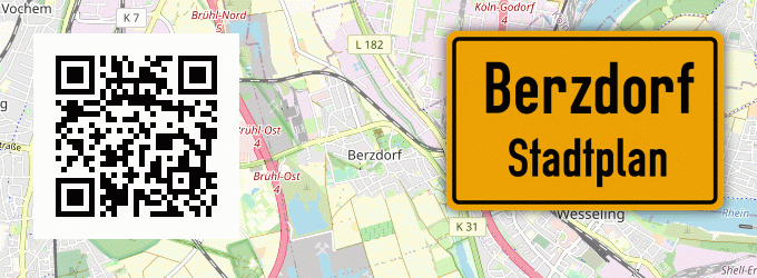 Stadtplan Berzdorf