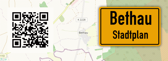 Stadtplan Bethau