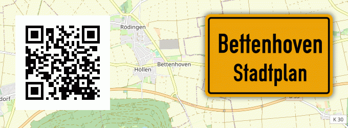 Stadtplan Bettenhoven