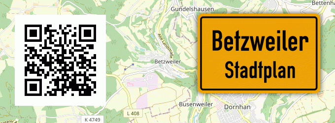 Stadtplan Betzweiler