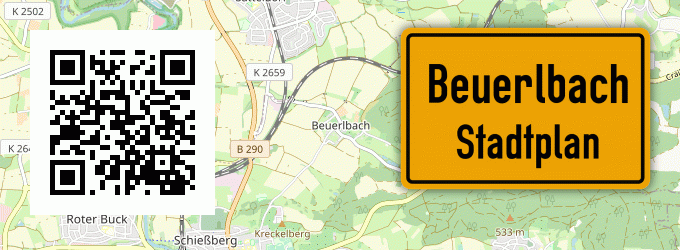 Stadtplan Beuerlbach