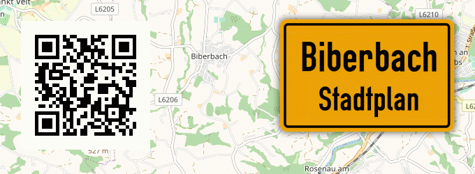 Stadtplan Biberbach