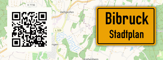 Stadtplan Bibruck
