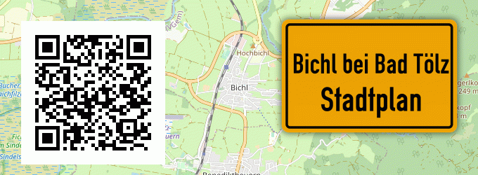 Stadtplan Bichl bei Bad Tölz