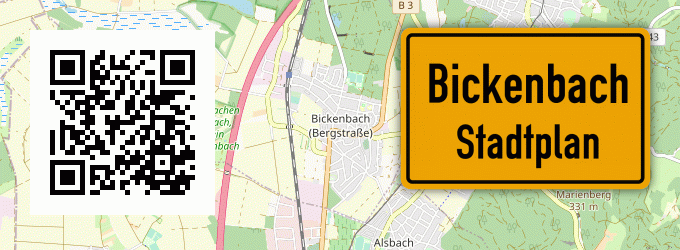 Stadtplan Bickenbach