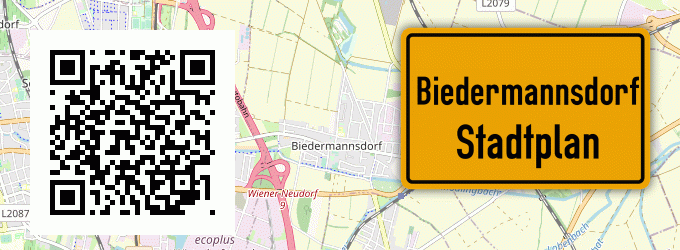 Stadtplan Biedermannsdorf