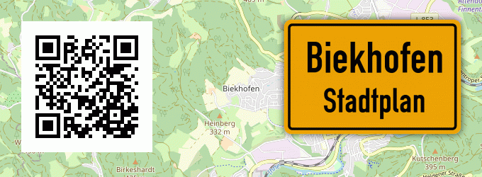 Stadtplan Biekhofen, Westfalen