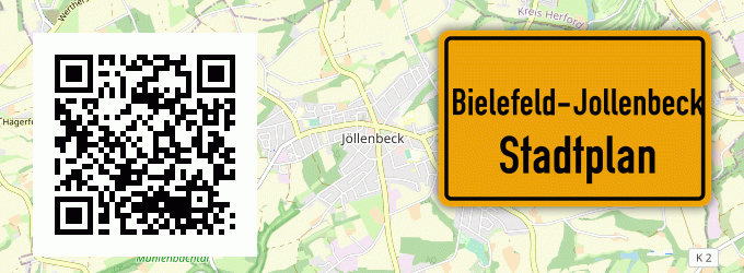 Stadtplan Bielefeld-Jollenbeck