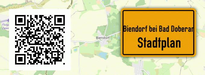 Stadtplan Biendorf bei Bad Doberan