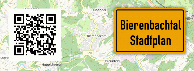 Stadtplan Bierenbachtal