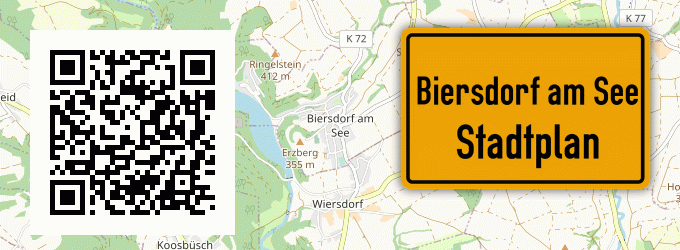 Stadtplan Biersdorf am See