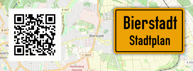 Stadtplan Bierstadt
